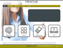 Tablet Screenshot of nexirius.com